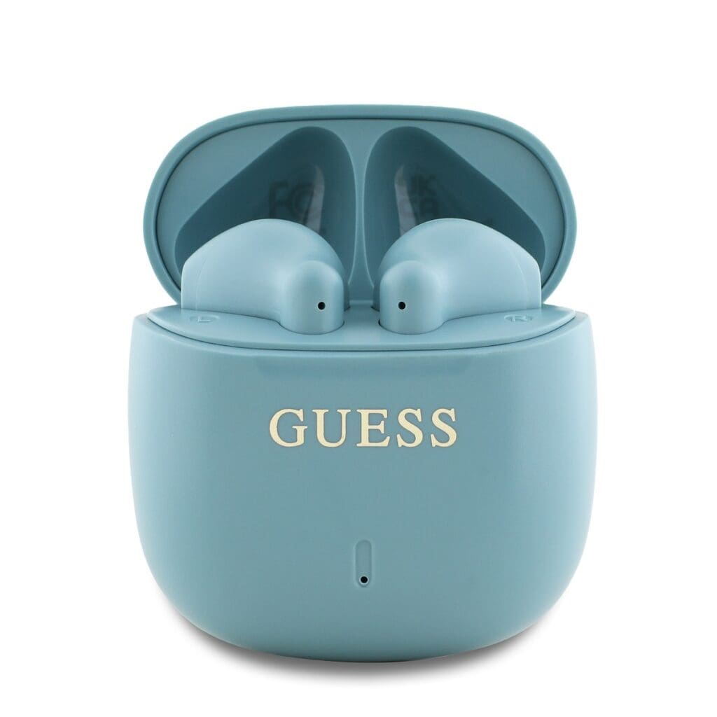 Guess Printed Classic Logo TWS Wireless Headphones Turquoise