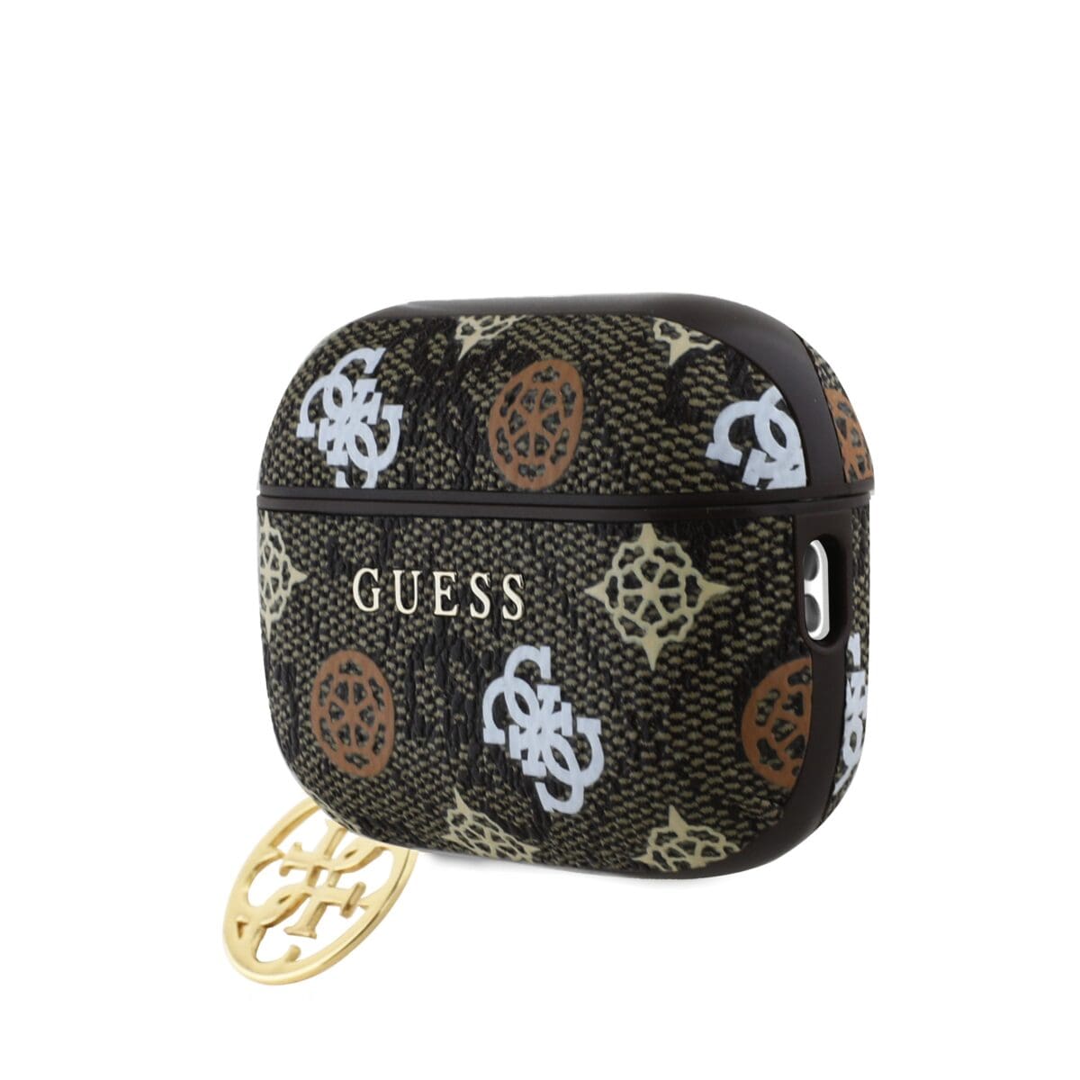 Guess PU 4G Peony Charm Brown Kryt AirPods Pro 2