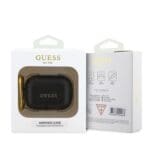 Guess PU Grained Classic Logo Black Kryt AirPods Pro 2