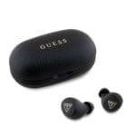 Guess PU Grained ENC TWS Wireless Headphones Black