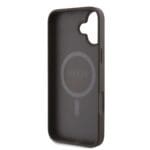Guess PU Leather 4G Big Love Logo MagSafe Brown Kryt iPhone 16