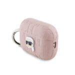 Karl Lagerfeld PU Embossed Karl Head Pink Kryt AirPods Pro 2