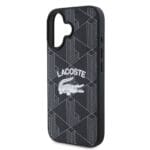 Lacoste Blend Monogram MagSafe Black Kryt iPhone 16