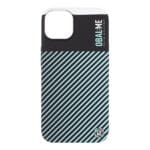 OBAL:ME Flossy Stripes Apple Black/Sky Blue Kryt iPhone 13