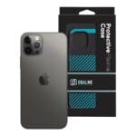 OBAL:ME Flossy Stripes Apple Black/Teal Kryt iPhone 12/12 Pro