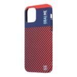 OBAL:ME Flossy Stripes Apple Blue/Red Kryt iPhone 12/12 Pro