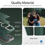 Spigen Cyrill Kajuk Mag MagSafe Forest Green Kryt iPhone 16 Pro