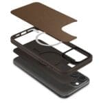 Spigen Cyrill Kajuk Mag MagSafe Saddle Brown Kryt iPhone 16 Pro