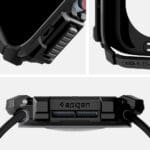 Spigen Rugged Armor Apple Watch 10 (46 mm) Matte Black