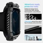 Spigen Rugged Armor Apple Watch 10 (46 mm) Matte Black