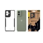 Tactical Quantum Stealth Clear/Black Kryt Motorola Moto G55 5G