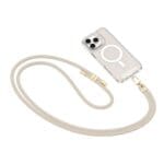 Tech-Protect C7S Rope Crossbody Strap Taupe/Gold