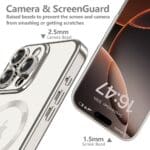 Tech-Protect Magflex MagSafe Shiny Titanium Kryt iPhone 16 Pro