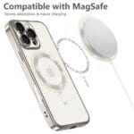 Tech-Protect Magflex MagSafe Shiny Titanium Kryt iPhone 16 Pro