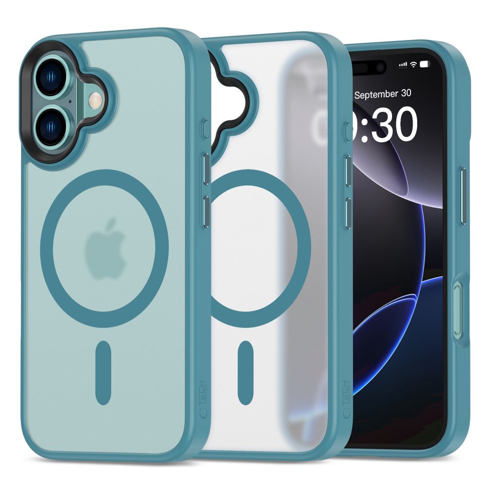 Tech-Protect Magmat MagSafe Matte Teal Kryt iPhone 16
