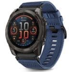 Tech-Protect Nylon Classic Garmin Fenix 5 / 6 / 6 Pro / 7 / 8 (47 mm) / E Navy Blue