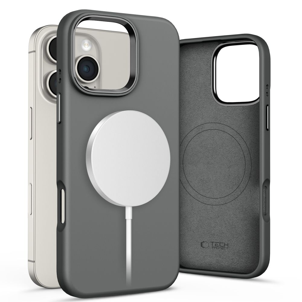 Tech-Protect Silicone Pure MagSafe Clay Kryt iPhone 16 Pro Max