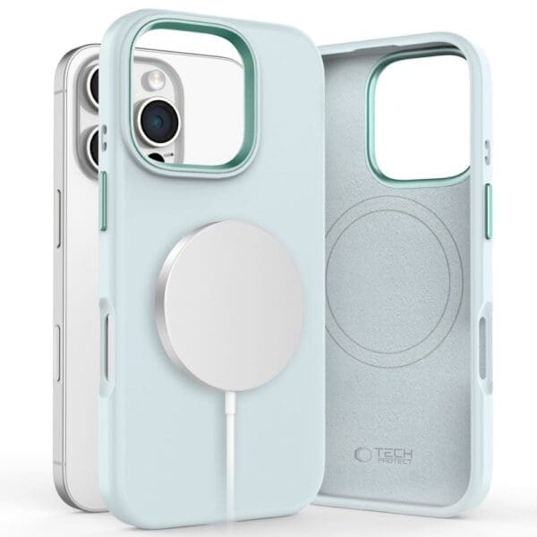 Tech-Protect Silicone Pure MagSafe Sky Blue Kryt iPhone 16 Pro Max