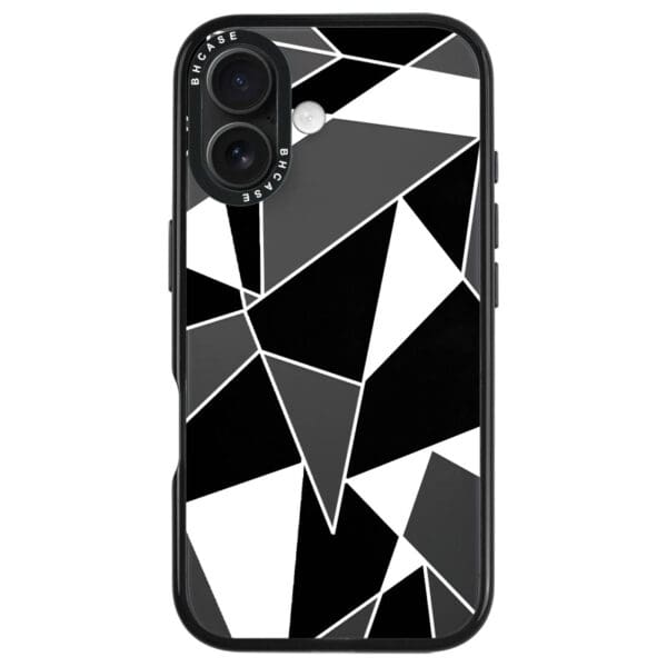 Black White Geometric Kryt iPhone 16