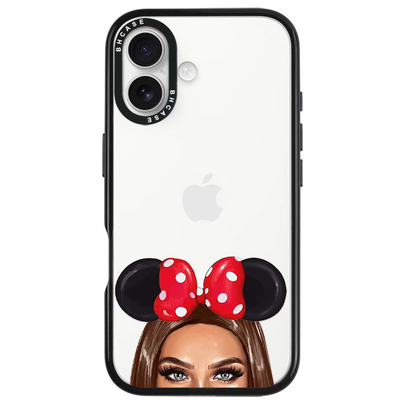 Brunette Girl With Ribbon Kryt iPhone 16