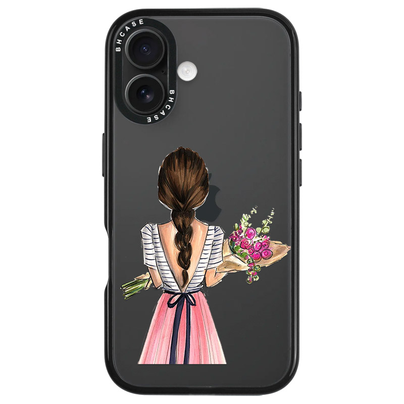 Floral Girl Kryt iPhone 16