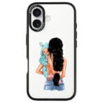 Mother Black Haired With Boy Kryt iPhone 16