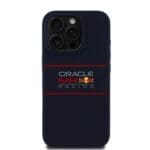 Red Bull Silicone Horizontal Logo MagSafe Navy Kryt iPhone 15 Pro