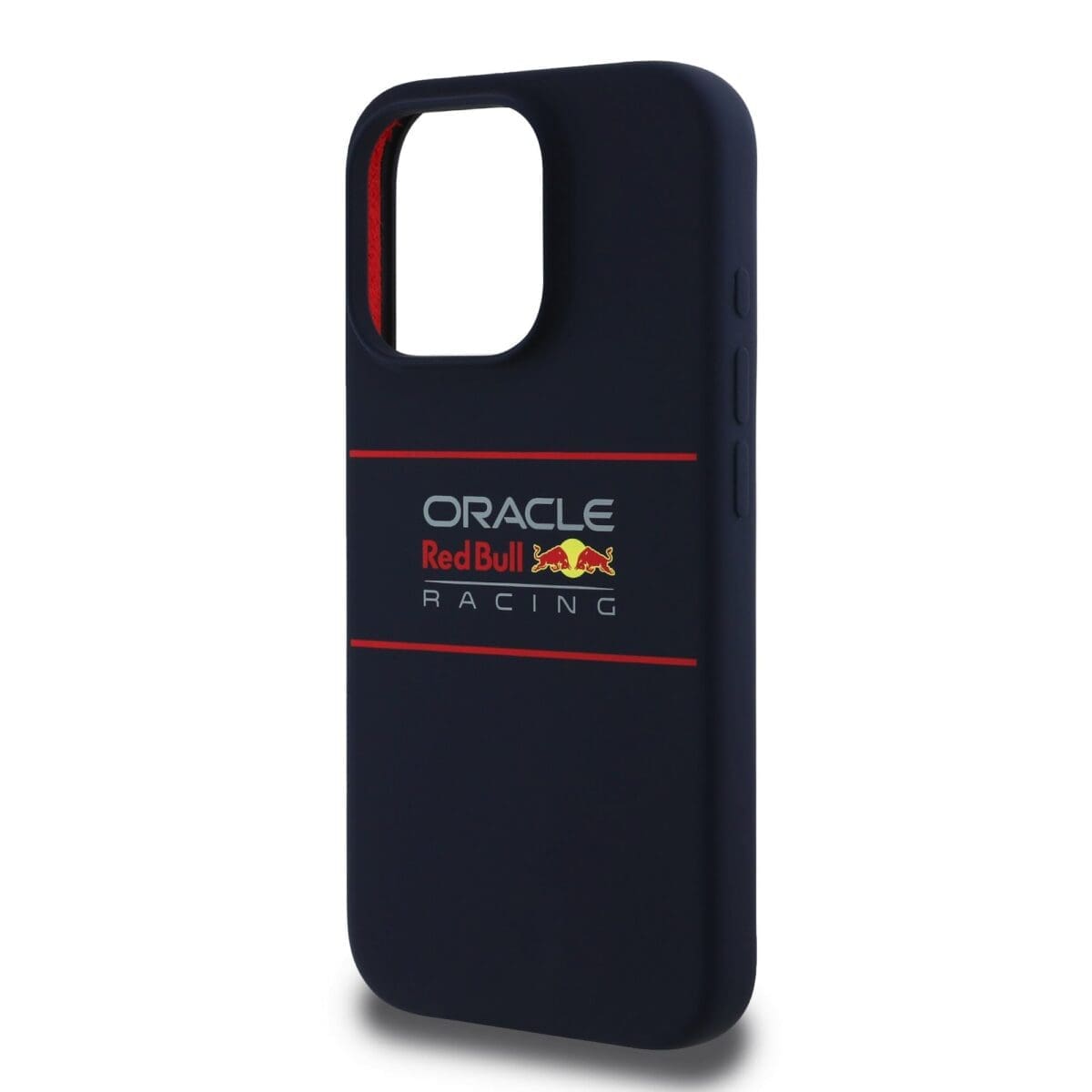 Red Bull Silicone Horizontal Logo MagSafe Navy Kryt iPhone 15 Pro