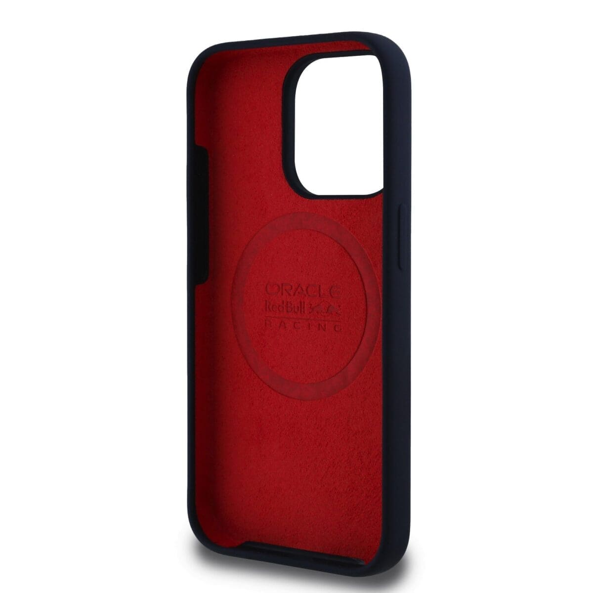 Red Bull Silicone Horizontal Logo MagSafe Navy Kryt iPhone 15 Pro