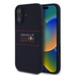 Red Bull Silicone Horizontal Logo MagSafe Navy Kryt iPhone 16 Plus