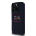 Red Bull Silicone Horizontal Logo MagSafe Navy Kryt iPhone 16 Pro