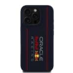 Red Bull Silicone Vertical Logo MagSafe Navy Kryt iPhone 15 Pro