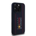 Red Bull Silicone Vertical Logo MagSafe Navy Kryt iPhone 15 Pro