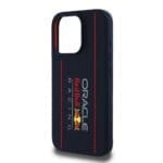 Red Bull Silicone Vertical Logo MagSafe Navy Kryt iPhone 15 Pro