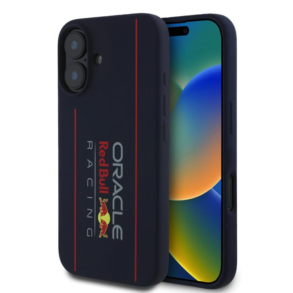 Red Bull Silicone Vertical Logo MagSafe Navy Kryt iPhone 16