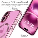 Tech-Protect Magflex MagSafe Shiny Rose Kryt iPhone 16