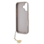 Guess 4G Charm Tone on Tone Pink Kryt iPhone 16