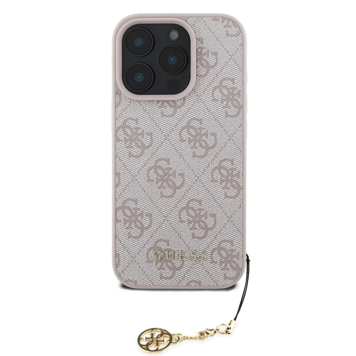 Guess 4G Charm Tone on Tone Pink Kryt iPhone 16 Pro Max