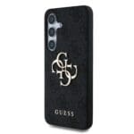 Guess PU 4G Metal Logo Grey Kryt Samsung Galaxy S25