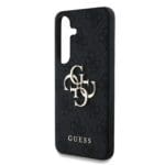 Guess PU 4G Metal Logo Grey Kryt Samsung Galaxy S25