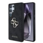 Guess PU 4G Metal Logo Grey Kryt Samsung Galaxy S25 Ultra