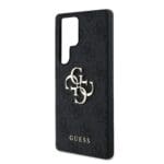 Guess PU 4G Metal Logo Grey Kryt Samsung Galaxy S25 Ultra