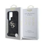 Guess PU 4G Metal Logo Grey Kryt Samsung Galaxy S25 Ultra