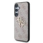 Guess PU 4G Metal Logo Pink Kryt Samsung Galaxy S25