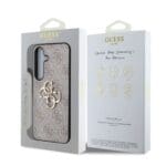 Guess PU 4G Metal Logo Pink Kryt Samsung Galaxy S25