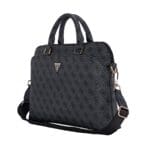 Guess PU 4G Triangle Logo NoteBook Bag 15/16" Black