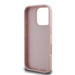 Guess PU Grained 4G Metal Logo Pink Kryt iPhone 16 Pro Max