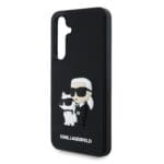 Karl Lagerfeld 3D Rubber Karl and Choupette Black Kryt Samsung Galaxy S24 Fe