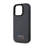 Red Bull Carbon Shiny Logo MagSafe Black Kryt iPhone 16 Pro