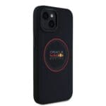 Red Bull PU Leather Red Ring MagSafe Navy Kryt iPhone 15